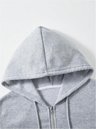 SHENHE Men's Drawstring Zip Up Hoodie Casual Drop Shoulder Hooded Sweatshirt with Pocket in Saudi Arabia