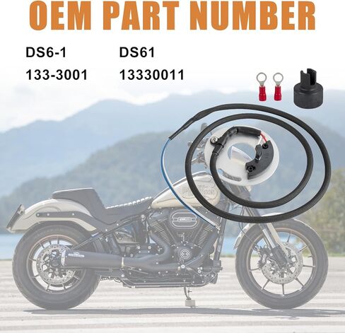 DS6-1 الإشعال الإلكتروني متوافق مع Harley Dyna S DS6-1 Dual Fire Harley 1970-1998 Carb 133-3001 in Kuwait
