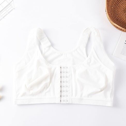 Front Closure Bras for Women with Nipple Cover Full Coverage Post Surgery Bra Back Support Wireless Minimizer Bra in Saudi Arabia