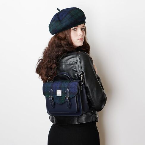 Islander® The Calton Satchel - حقيبة نسائية مع HARRIS TWEED - صغيرة ومتوسطة in Kuwait
