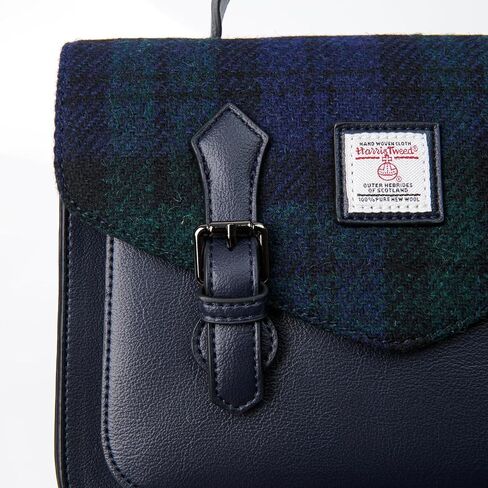 Islander® The Calton Satchel - حقيبة نسائية مع HARRIS TWEED - صغيرة ومتوسطة in Kuwait