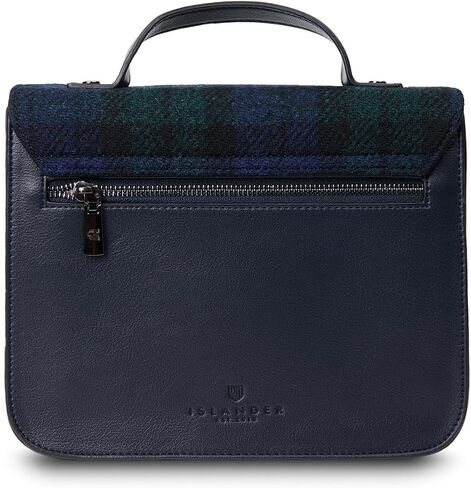 Islander® The Calton Satchel - حقيبة نسائية مع HARRIS TWEED - صغيرة ومتوسطة in Kuwait
