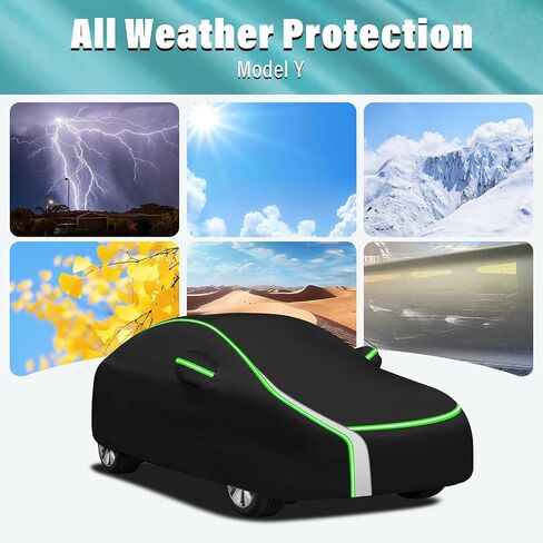 Peleus Car Cover for 2007-2024 BMW 3 Series M3 320i 325i 328i 330i 335i 340i, Waterproof Custom-fit All Weather Sun Rain UV Dust Snow Protection Windproof Outdoor Car Cover with Door Zipper in Saudi Arabia