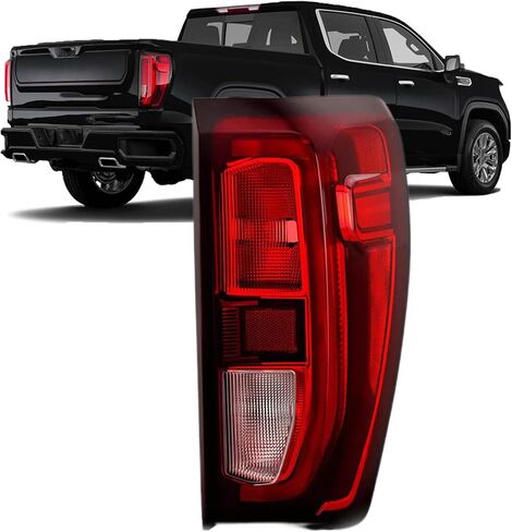 Passenger Right Side Rear Tail Light Assembly Halogen Type Compatible with 2019-2023 GMC Sierra 1500 2500HD 3500HD Replaces# 84968736 in Saudi Arabia