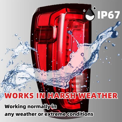 Passenger Right Side Rear Tail Light Assembly Halogen Type Compatible with 2019-2023 GMC Sierra 1500 2500HD 3500HD Replaces# 84968736 in Saudi Arabia