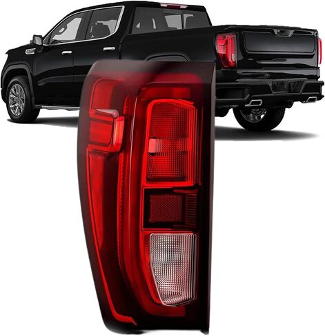 مجموعة مصابيح خلفية للجانب الأيمن للركاب من نوع الهالوجين متوافقة مع 2019-2023 GMC Sierra 1500 2500HD 3500HD يستبدل #84968736 in Saudi Arabia
