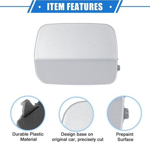 Car Tow Hook Eye Hole Cover Cap Compatible for BMW 3-Series E92 E93 2007-2010, Durable Plastic Black Rear Right in Saudi Arabia