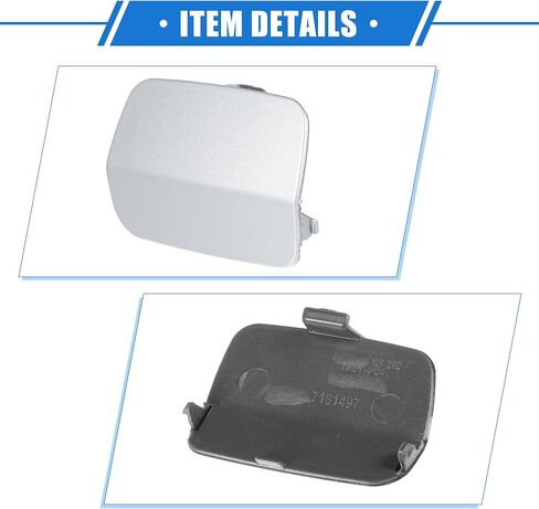 Car Tow Hook Eye Hole Cover Cap Compatible for BMW 3-Series E92 E93 2007-2010, Durable Plastic Black Rear Right in Saudi Arabia