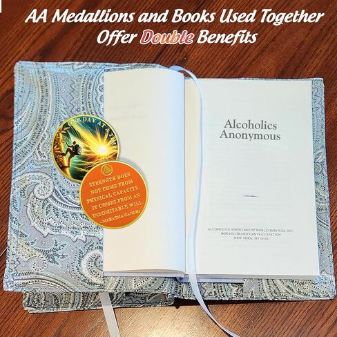 Gold Recovery Sunlight Sobriety Coin - Reborn from Dark NA AA Coins - Serenity Prayer AA Chips and Medallions - NA HA AA Living Clean Narcotics Alcoholics Anonymous Gifts for Men Women in Saudi Arabia
