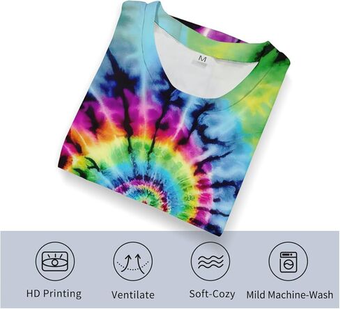 Casual Tiger Graphic T-Shirt for Men Novelty Animal Pattern Short Sleeve Shirts, Small in Kuwait