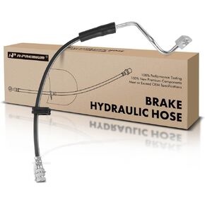 A-Premium Front Driver Brake Hydraulic Hose Compatible with Select Ford Models - F-250 F250 Super Duty, F-350 F350 Super Duty, 2005-2007, RWD Only - Replace# 5C3Z2078CA