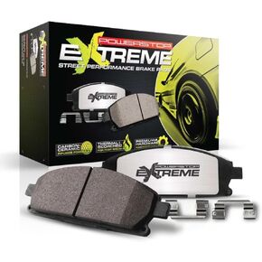 Power Stop Z26-2045, Z26 Street Warrior Front Carbon Fiber Ceramic Brake Pads For Subaru Crosstrek, Subaru Forester, Subaru Impreza, Subaru Legacy, Subaru Outback, Subar [Model Specific]