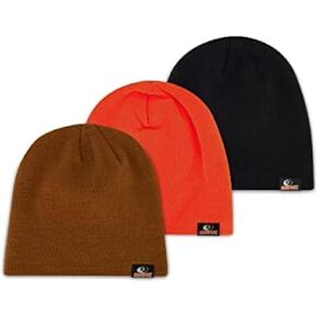 قبعات موسي أوك للرجال منسوجة مضلعة - قبعة صغيرة دافئة ومريحة - قبعة شتوية للرجال in Kuwait