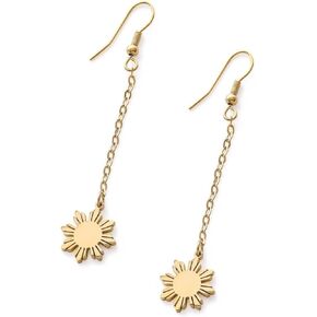 Philippine Sun Dangle Earrings | Araw Earrings | Filipina Earrings