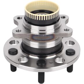 Autoround 512437 Rear Wheel Hub and Bearing Assembly Compatible with Hyundai & Kia, Sonata 10-14/ Optima 11-15/ Sportage 11-16/ Tucson 10-15/ Azera/Cadenza/Rondo, 5Lugs w/ABS