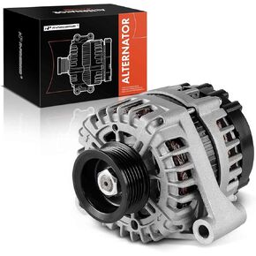 A-Premium Alternator Compatible with Chevrolet Camaro 2010-2015 6.2L, 12V 150A 6-Groove Pulley Clockwise, Replace# FG15S032, 13501721