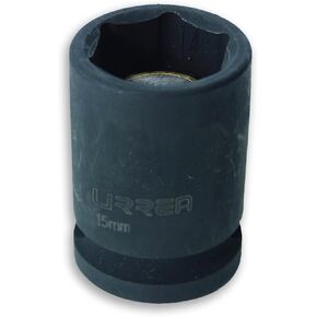 Urrea 7214HM 3/8-Inch Drive Deep 6-Point 7/16-Inch Magnetic Impact Socket, 1-3/16-Inch Long