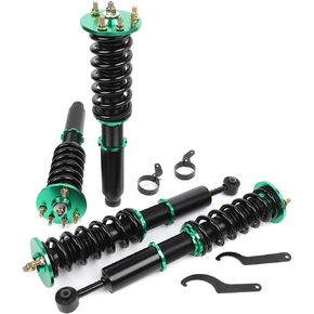 Coilover Suspensions Shock Struts Kits Assembly SCITOO Full Set Shocks Struts Kits fit for 2004-2008 for Acura TSX /2003-2007 for Honda for Accord - Green