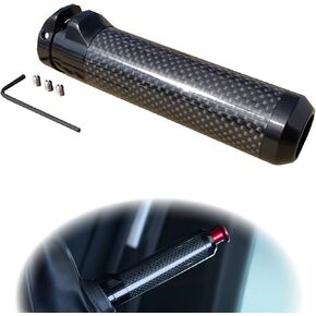 Dry Carbon Fiber Hand Replacement E-Brake Handle Exclude Drift Knob Compatible for Scion FR-S Subaru BRZ 2012-2017 WRX STI Impreza 2008-2021 Clear Coating (1pc) WRX/WRX STI 2015-2023
