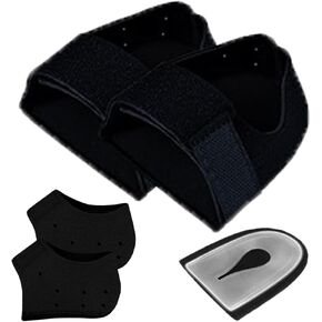 Heel Cups for Heel Pain Relief,Heel spur Relief Products,Heel Pads,Achilles tendinitis,Cracked Heel,Heel Supports Inserts,Heel Protectors for Pressure sores L(Women Size 9.5-13, Men 8.5-14)
