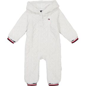 Tommy Hilfiger Baby Girls Footless Sherpa Coverall