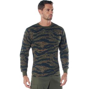 Rothco Long Sleeve T-Shirt/Tiger Stripe, Large