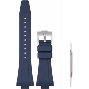 11mm/12mm Silicone Rubber Watch Band Strap Replacement for Tissot PRX Powermatic 80,35mm/ 40mm