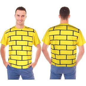 Yellow Halloween Holiday Party Cosplay Costumes Adult Costume Men's Women's Novelty T-Shirts