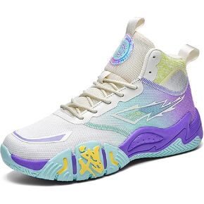 Mens Basketball Shoes Womens High Top Breathable Sneakers Fashion Non Slip Outdoor Sport Shoes Volleyball Shoes