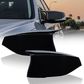 Mirror Cap Covers Compatible with Infiniti Q50 2014-2020 Add-on Type Door Rearview Mirror Cover Cap Q60 2015-2020, Q70 2014-2019, QX30 2017-2019 (Carbon Fiber Look)