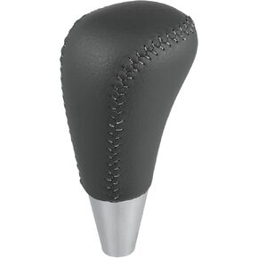 X AUTOHAUX M8x1.25 Car Gear Shift Knob Gear Lever Shifter for Toyota Camry Avalon Yaris 4Runner Tacoma for Lexus ES300 ES330 Dark Gray Faux Leather