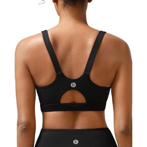 RUNNING GIRL Sports Bra for Women High Support, Molded Cup High Impact Sports Bras for Women Large Bust Workout Yoga Bra
