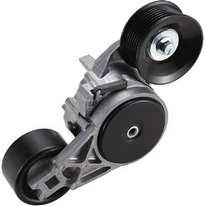binopoly 38257 Drive Belt Tensioner Assembly With Pulley For 03-11 Ford Excursion/Super Duty Pickup/E450/F450/F550/LCF International CF500 Workhorse P Series Chassis/W42 Chassis OE# 419-001 89313 BT70