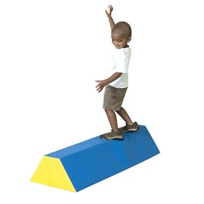 Children's Factory Soft Balance Beam, Firm Foam Walking Beam, Build Coordination and Gross Motor Skills, Soothing Elements Colorway