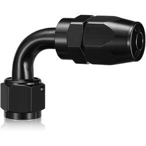 6AN 90 Degree Swivel Hose End Fitting Aluminum Seal AN Hose End Fitting for Braided Fuel Line