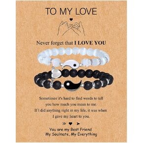 72ore Couples Bracelets Matching Bracelets for Couples Bead Bracelets Valentines Bracelets Valentines Day Gift Couples Gifts for Him and Her