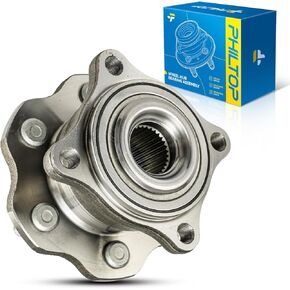 PHILTOP 541003 Rear Wheel Hub Assembly Fit for Nissan Pathfinder 2005-2012, Nissan Armada 2005-2008, 6 Lugs Wheel Hub Bearings No ABS