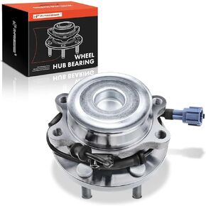 A-Premium Front Wheel Bearing and Hub Assembly with ABS & 6-Lug Compatible with Nissan Frontier 05-23, Pathfinder 05-12, Xterra 05-15 & Suzuki Equator 09-12, RWD