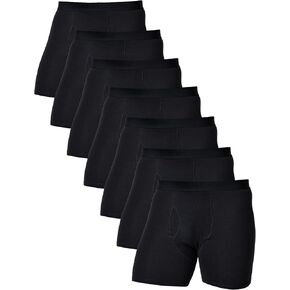 Comfneat Men's Boxer Briefs Comfy Underwear Stretchy Cotton Spandex Multipacks