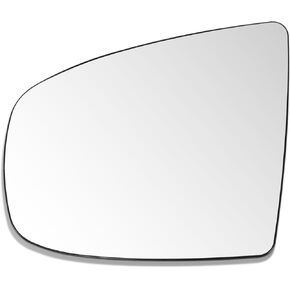 DNA MOTORING Flat Side Mirror Glass Driver Left Compatible with BMW X5 2007-2013 / X6 2008-2014, Without Auto Dimming, OEM-MG-0626, BM1324108