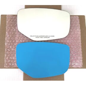 New Replacement Convex Mirror Glass with Full Size Adhesive for 2013-2022 ACURA ILX Passenger Side View Right RH