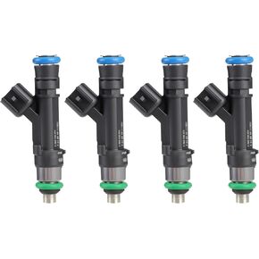 Fuel Injectors Set of 4 Fit for Nissan for Sentra 2013-2019, 10Holes, 166003RC0A FJ1191