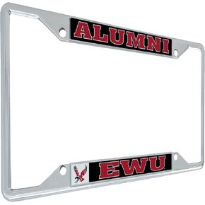 Desert Cactus Eastern Washington University EWU Eagles Metal License Plate Frame for Front or Back of Car Officially Licensed (Alumni)