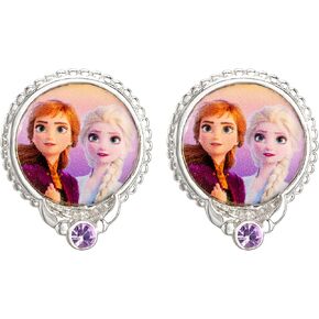 Disney Frozen Stud Earrings Set - Crystal Stud Earrings and Anna and Elsa Earrings - Frozen Earrings - Elsa Jewelry - Disney Earrings