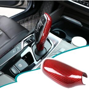 Gear Shift Knob Head Cover Compatible with BMW G30 5 Series F06 6 Series G11 7 Series G01 X3 G02 X4 Car Gear Head Cover Gear Handle Gear Lever Protective Shell(ABS,Piano Black)