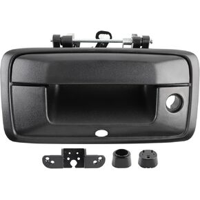23448681 23128692 Black Tailgate Handle with Camera Hole Compatible with Chevrolet Colorado Compatible with Silverado 1500 2500 3500 Compatible with GMC Canyon Compatible with Sierra 1500