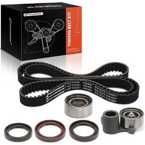 A-Premium Engine Timing Belt Kit Compatible with Honda Pilot 2016-2022, Odyssey 2018-2022, Ridgeline 2017-2023, Passport 2019-2023 & Acura MDX 2014-2020, TLX 2015-2020, RLX 2014-2020 - 3.5L
