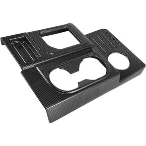 Motoforti Carbon Fiber Pattern Car Interior Center Console Gear Shift Frame Panel Cover Trim for Toyota Tundra 2014-2021 Long-Lasting