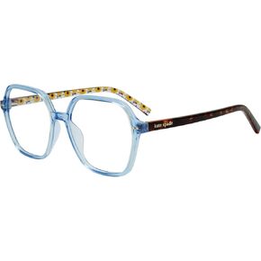 kate spade new york Women's Zetta/BB Rectangular Reading Glasses, Blue, 54mm, 16mm + 1.5