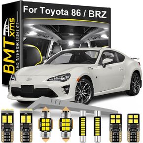 LED Interior Light Kit Replacement for TOYOTA 86, Scion FR-S FRS, Subaru BRZ, Super Bright 6000K White